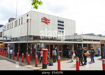 Railway Station On Railway Drive Wolverhampton West Midlands UK Stock Photo