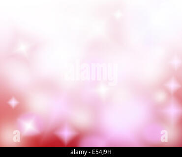 Pink bokeh abstract light background. Surfaces imagination.