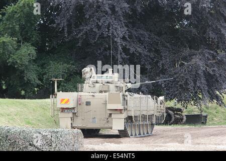 Warrior WCSP 40mm Turret - Bovington Tankfest 2014 Stock Photo