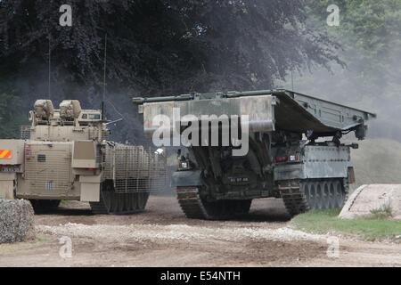 Titan Bridge Layer Tank - Bovington Stock Photo