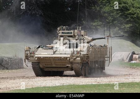 Warrior WCSP 40mm Turret - Bovington Stock Photo