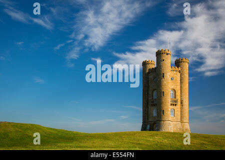 Early morning at the Broadway Tower, Worcestershire, England Stock Photo