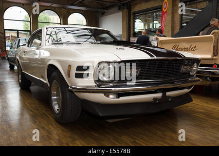 Ford Mustang Mach 1, 428 cu in (7.0 L) Ramair Cobra Jet - is an performance-oriented option package of the Ford Mustang. Stock Photo