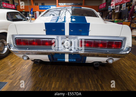 Shelby Mustang GT350 fastback (1967) - is a high-performance version of the Ford Mustang. Rear view. Stock Photo