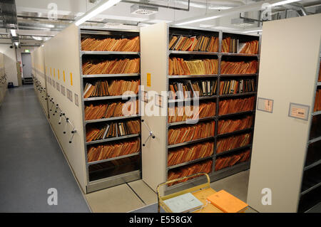 Stasi files, Agency of the Federal Commissioner for the Stasi Records, Berlin Stock Photo