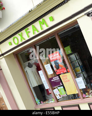 Oxfam charity shop window display Stock Photo - Alamy