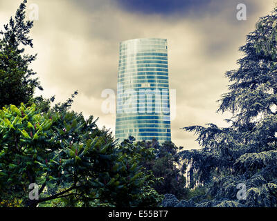 Iberdrola Tower. (architect: Cesar Pelli ) Bilbao, Biscay. Basque Country, Spain, Europe. Stock Photo
