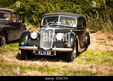 1950s Riley saloon car at a show in UK Stock Photo