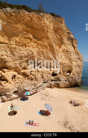 Vale Centeanes beach, Rocha Brava,  the Algarve, Portugal Europe Stock Photo