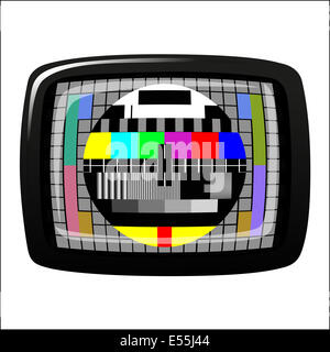 tv - NTSC signal , VECTOR Stock Photo