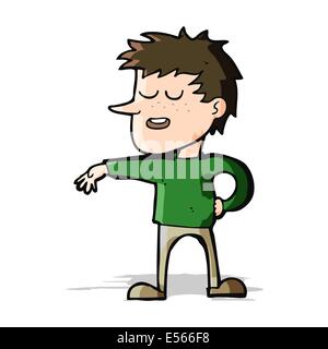 cartoon man making dismissive gesture Stock Vector Image & Art - Alamy