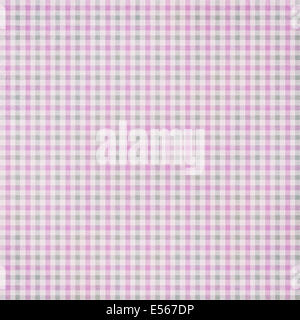 Plaid textured Fabric Background Stock Photo