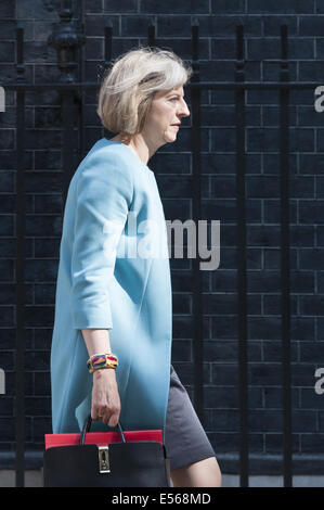 London, London, UK. 22nd July, 2014. Ministers attend the weekly cabinet meeting at 10 Downing Street in London. Pictured: Theresa May. Credit:  Lee Thomas/ZUMA Wire/Alamy Live News Stock Photo