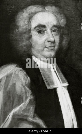 George Berkeley (1685-1753), philosopher, illustration from Soviet ...
