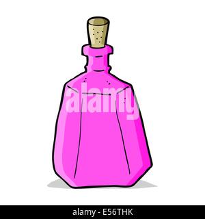 cartoon potion bottle Stock Vector