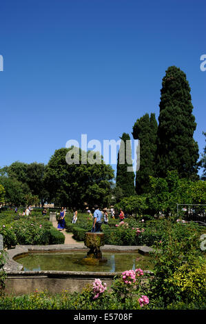 Italy, Rome, Palatine Hill, Orti Farnesiani (Farnese gardens) Stock Photo