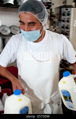 Xelac producers cooperative in Quetzaltenango, Guatemala. Stock Photo