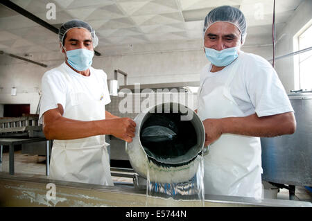 Xelac producers cooperative in Quetzaltenango, Guatemala. Stock Photo