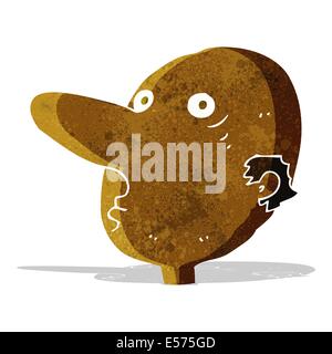 cartoon balding man Stock Vector