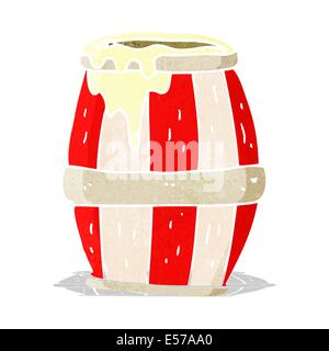 cartoon barrel Stock Vector