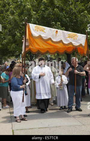 christi corpus procession prien bavaria priests parishioners