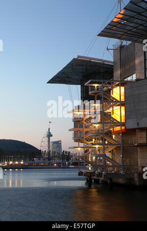 Oceanarium at Lisbon, Parque das Nacoes, Portugal, Europe Stock Photo