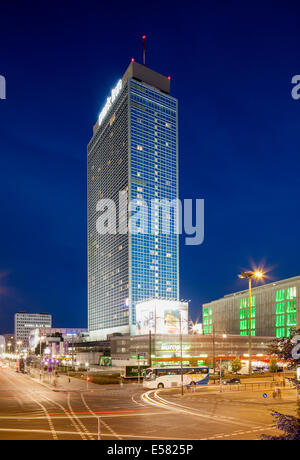 Former Inter Hotel, later Forum Hotel and Park Inn by Radisson, Alexanderplatz square, Mitte district, Berlin, Germany Stock Photo