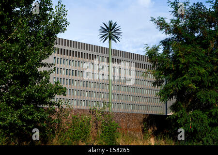 New headquarters building of the Federal Intelligence Service, Bundesnachrichtendienst, BND, Berlin, Germany Stock Photo