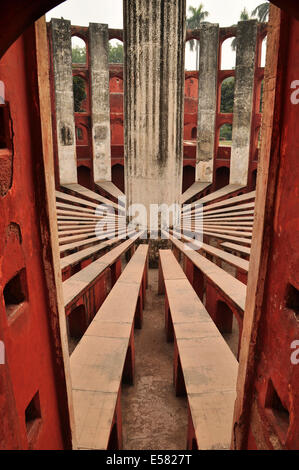 Historic observatory, Jantar Mantar, Delhi, India Stock Photo