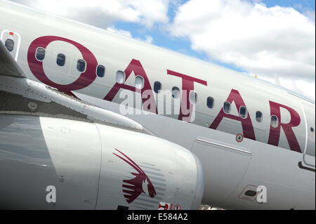 Qatar Airways Boeing 787 Dreamliner Stock Photo