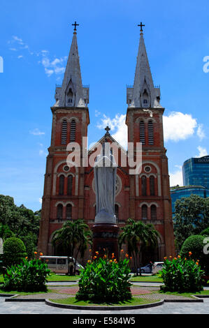 Notre Dame Cathedral, Ho Chi Minh City, Vietnam. Stock Photo