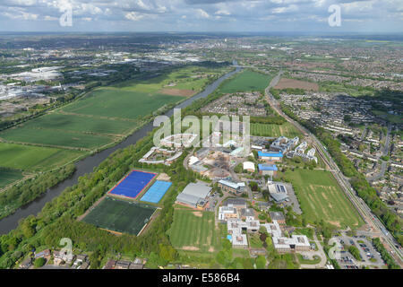 An aerial view of the Nottingham Trent University Clifton Campus and surroundings.