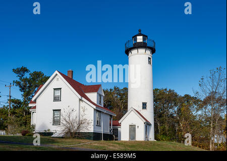 West Chop Lighthouse, Vineyard Haven, Martha's Vineyard, Massachusetts, USA Stock Photo