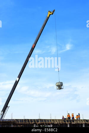 Construction Workers Stock Photo