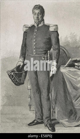 Marquis de Lafayette, full length portrait, in uniform Stock Photo