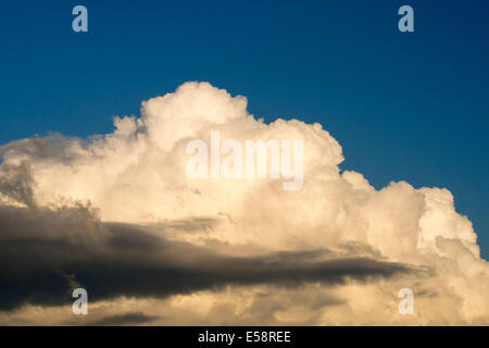 Cumulo nimbus clouds over Cumbria, UK. Stock Photo