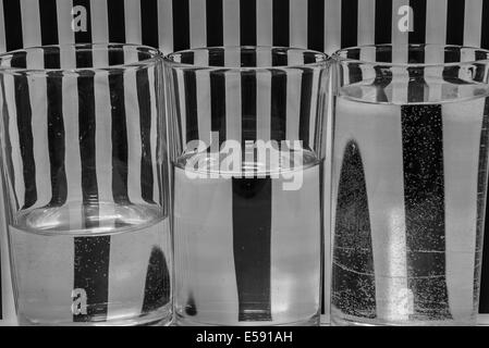 The pattern design black and white background. Stock Photo