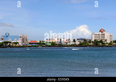 Travelling through Samoa in February 2014. Apia Stock Photo