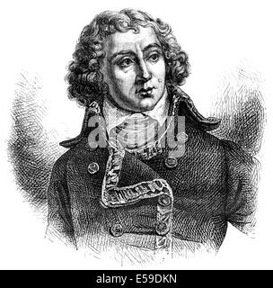 Louis Alexandre Berthier, 1753 - 1815, a Marshal of France, Stock Photo
