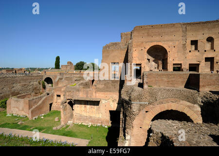 Italy, Rome, Palatine Hill, Domus Augustana Stock Photo