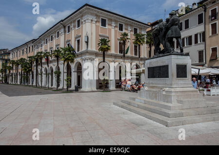 The town of Salo, Lake Garda, Italy Stock Photo