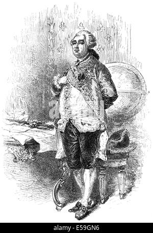 Portrait of Louis XVI, king of France and Navarre, XIX, 73×56 cm