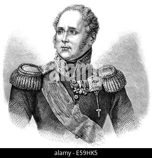 Alexander I, Alexander the Blessed, 1777-1825, Emperor of Russia, Stock Photo