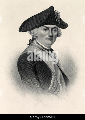 Revolutionary War General Comte de Rochambeau Statue in Lafayette Park ...