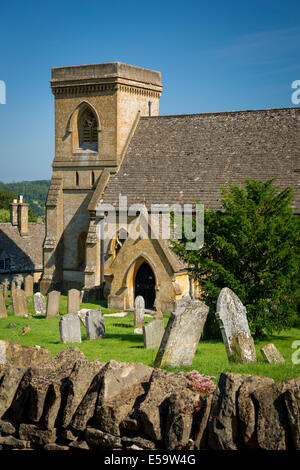 St Barnabas Church of Ease, Snowshill, the Cotswolds, Gloucestershire, England Stock Photo
