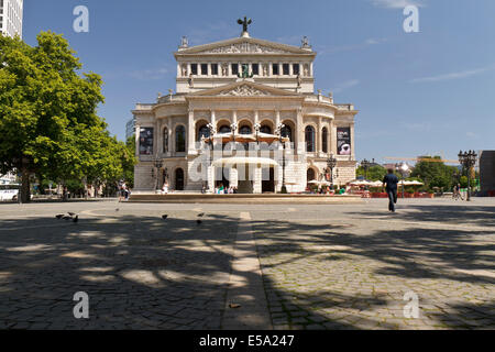 Shot of the Frankfurt Opera House Stock Photo