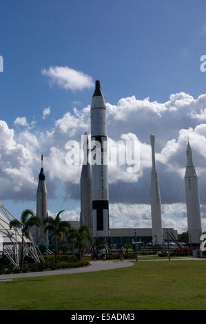 Kennedy Space Centre rocket garden Stock Photo