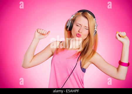 Crazy dancer, Debica, Poland Stock Photo