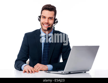 Business customer service, Debica, Poland Stock Photo