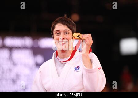 Glasgow, Scotland, UK. 25th July 2014. Commonwealth Games day 2, Judo. Credit:  Neville Styles/Alamy Live News Stock Photo